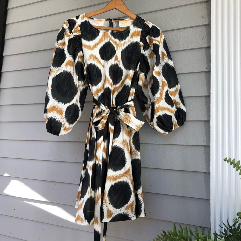 Maeve Mini Dress Pouff Poplin Polka Dot Destin US XS - Picture 4 of 11